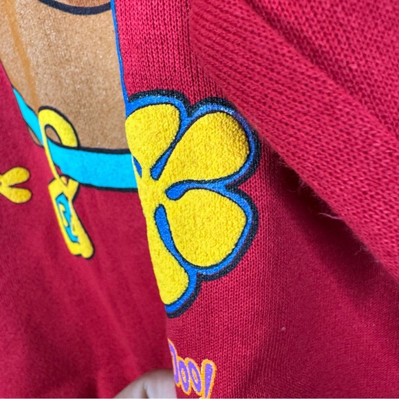Vintage Scooby Doo Ohh Scooby Puff Print Crewneck Sweatshirt XL - Picture 6 of 9